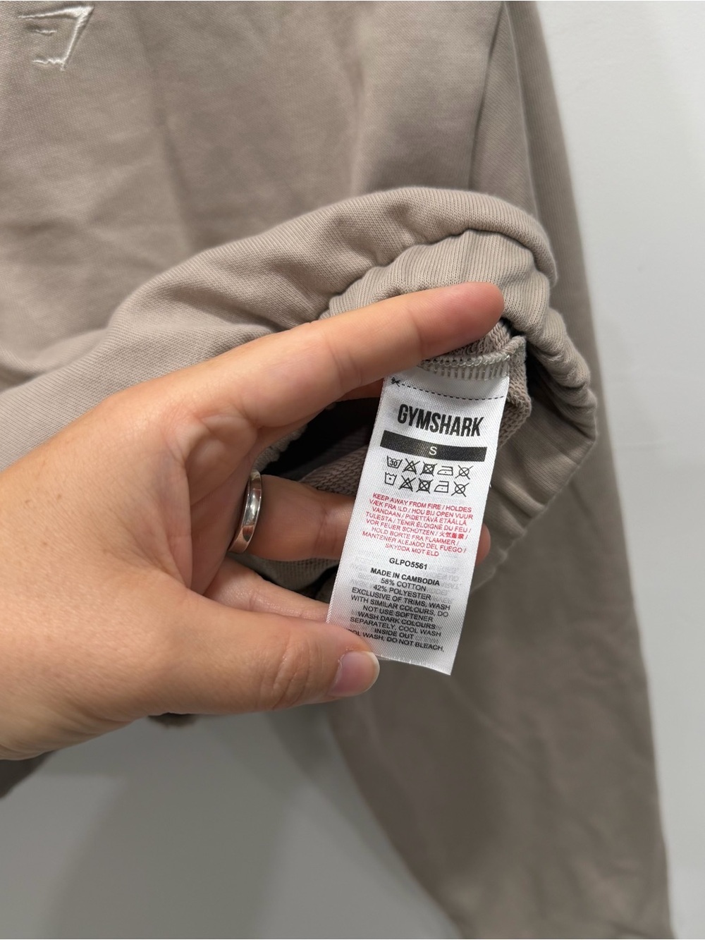 Gymshark x Whitney Simmons Cropped Sweatshirt Elastic Hem - Picture 4 of 7